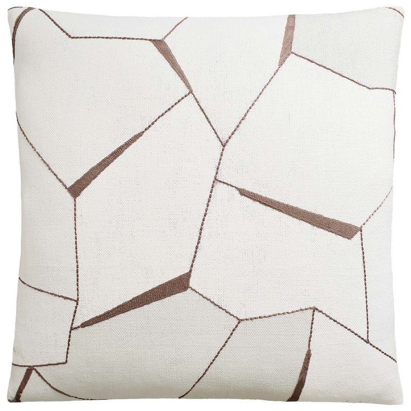 Diverging Pillow in Blush