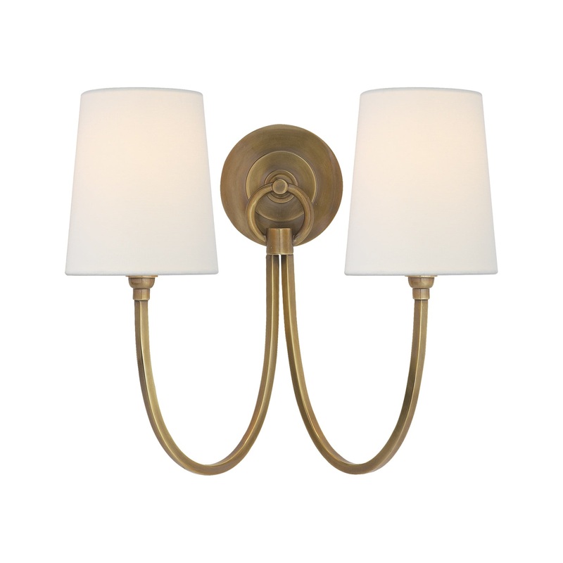 Reed Double Sconce