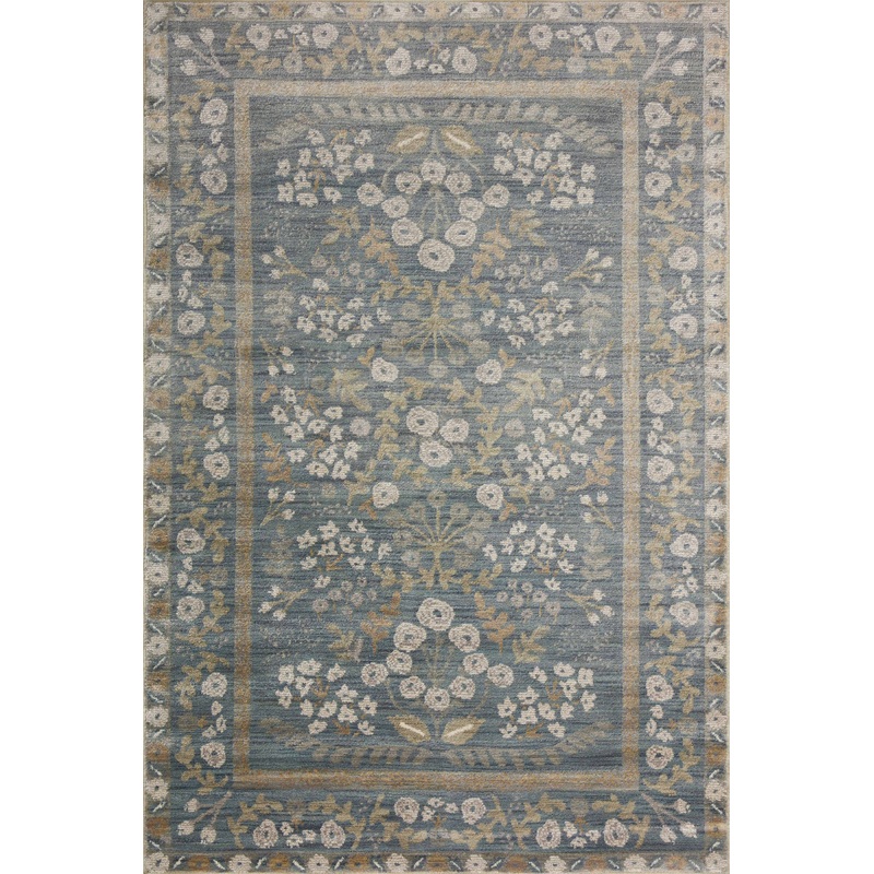 Rifle Paper Co. x Loloi Fiore Rug | Florence Slate / Sage