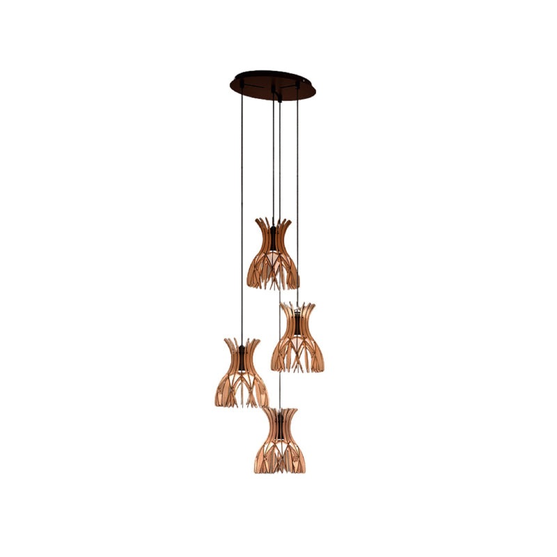 Bover Domita S/20/4L 4-lt 17″ LED Pendant