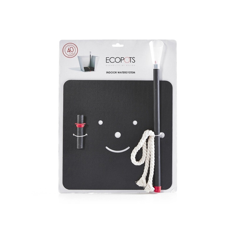 Ecopots Rotterdam Square Indoor Plant Self-Watering System for Rotterdam 15.75″ Planter