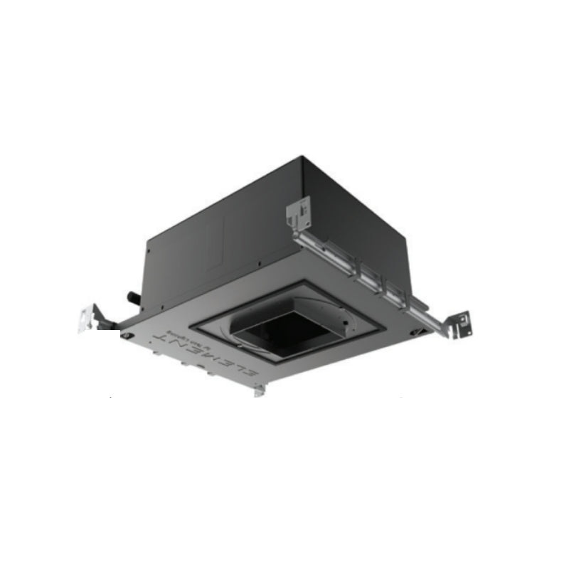 Element E4PS Pro 4″ 12W LED Square Adjustable Downlight IC New Construction Housing