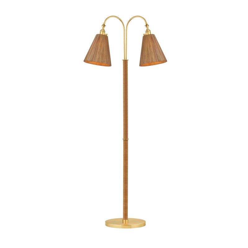 Hudson Valley L2168 Ruthin 2-lt 60″ Tall Floor Lamp