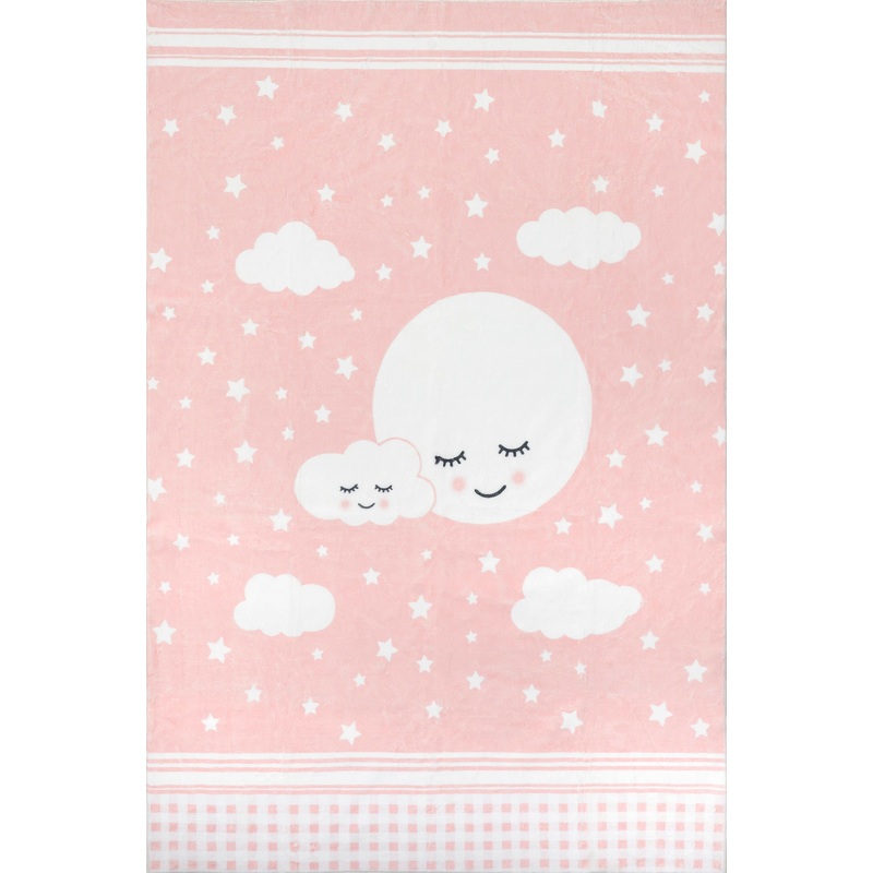 Tamar Kids Washable Sweet Dreams Rug | Pink