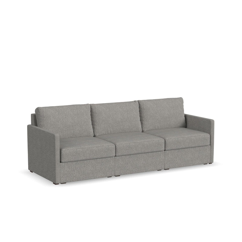 Traditional Sofa with Narrow Arm By Flex