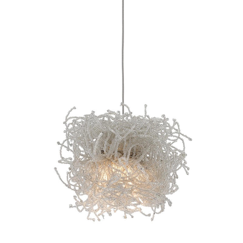 Birds Nest 1-Light Multi-Drop Pendant