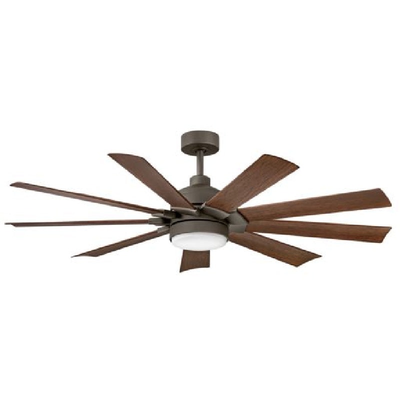Hinkley 904260F Turbine 60″ Indoor/Outdoor Ceiling Fan with LED Light Kit