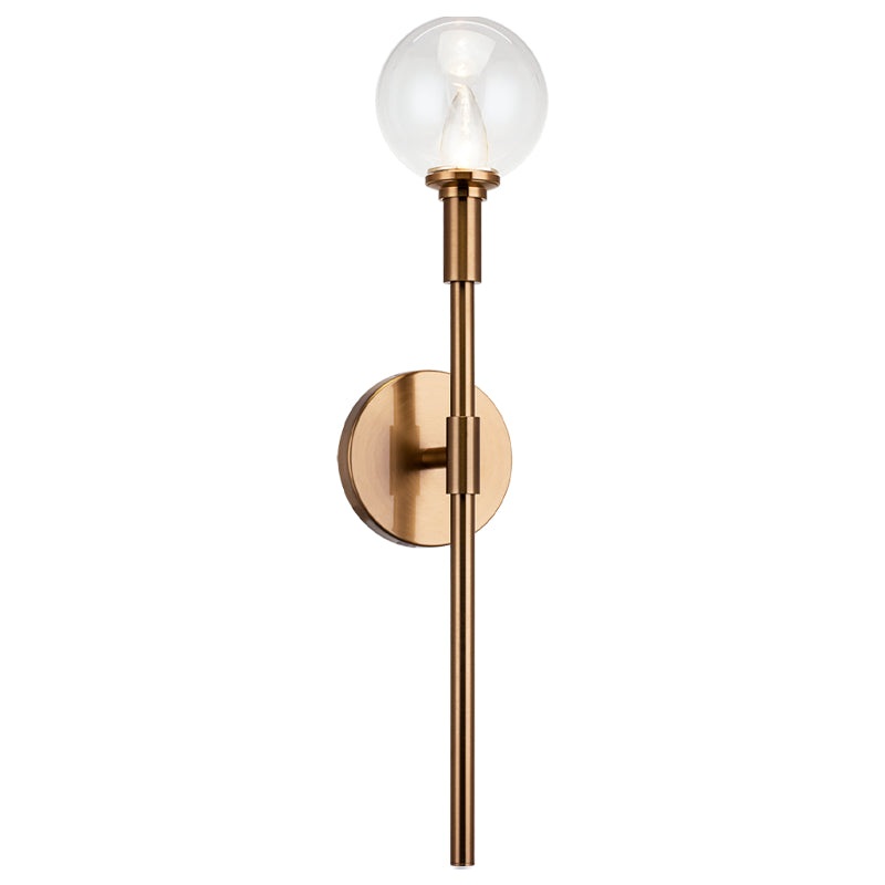 Matteo W64801 Candelstix 1-lt 22″ Tall Wall Sconce