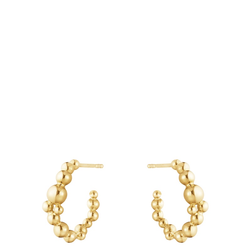 Moonlight Grapes Ear Hoops, Two Variants