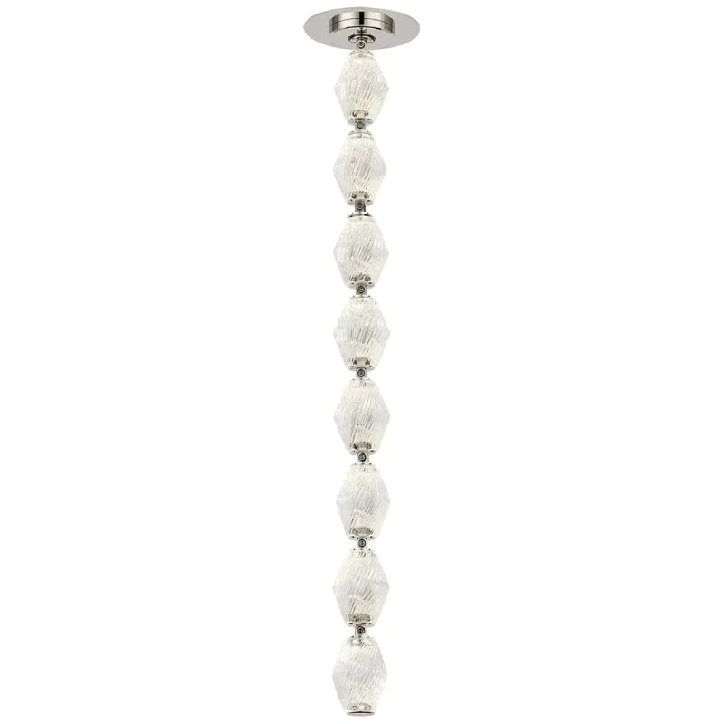 Visual Comfort 700CLR24 Collier 24 LED Pendant with Surface Mount Driver, 3000K