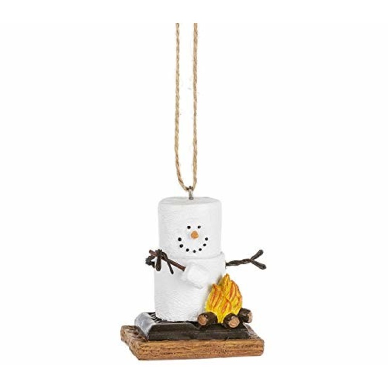 Ganz S’mores Resin Holiday Ornament, Roasting Marshmallows Ornament