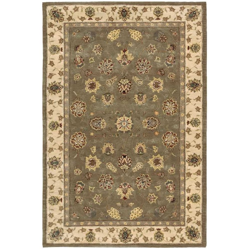 Nourison Nourison 2000 3’9″ x 5’9″ Olive Traditional Indoor Rug