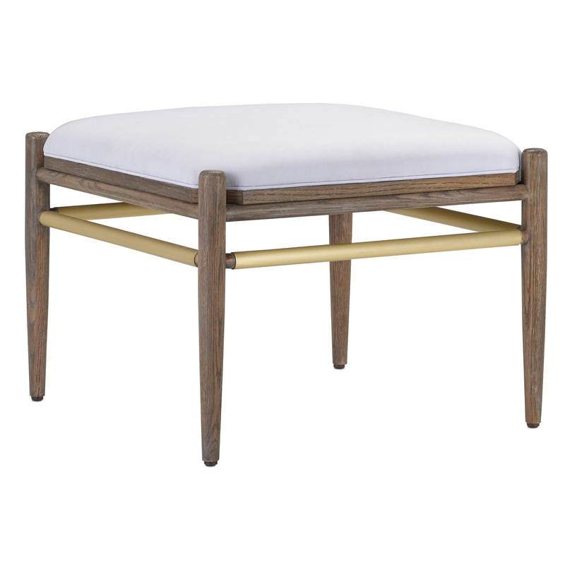 Visby Muslin Pepper Ottoman