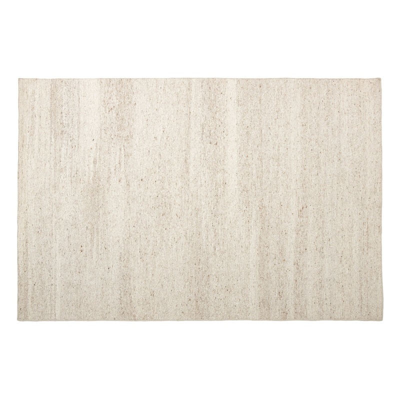 Wool Soumak Rug in cream – Custom – 5′ Wide