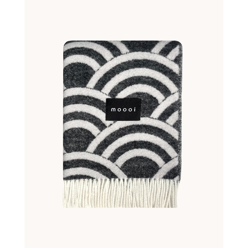 Blanket MOOOI LUCKY O’s Black