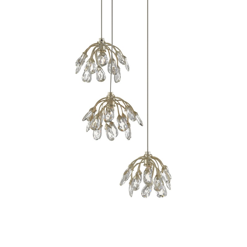 Crystal Bud Multi Pendant Light