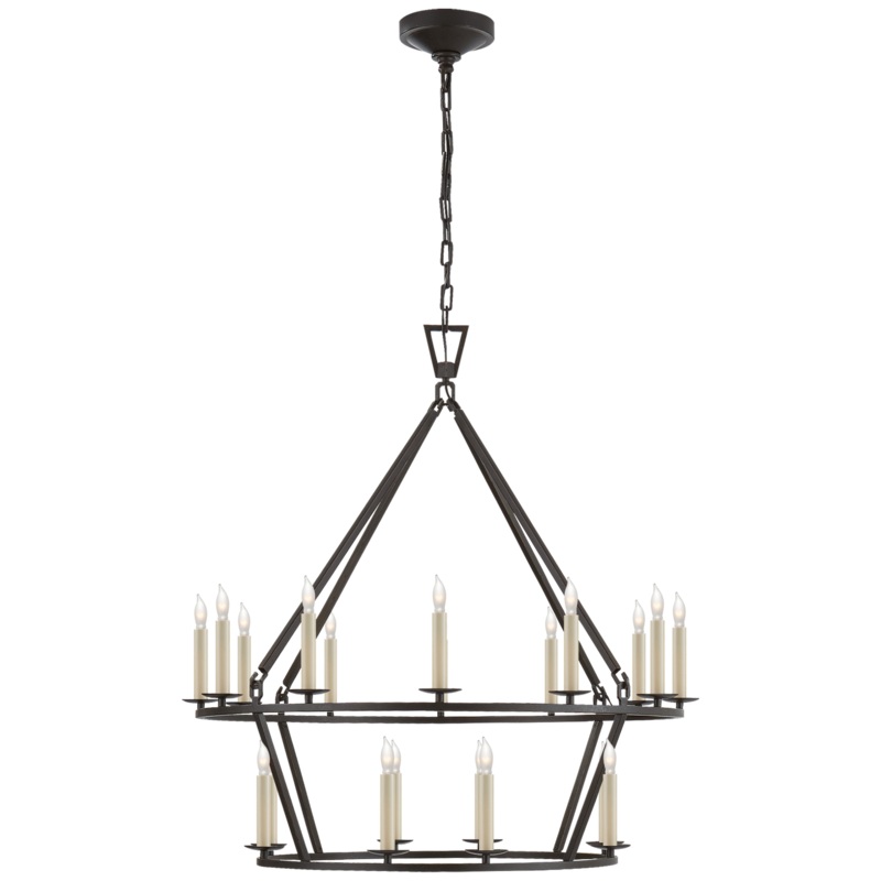 Darlana Medium Two-Tier Chandelier