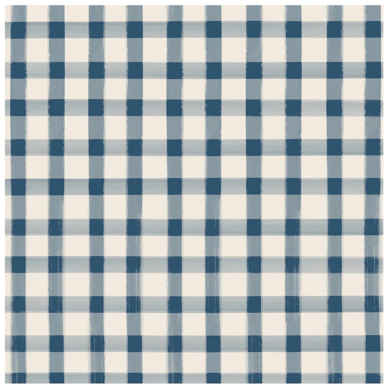 Navy Painted Guest Napkin