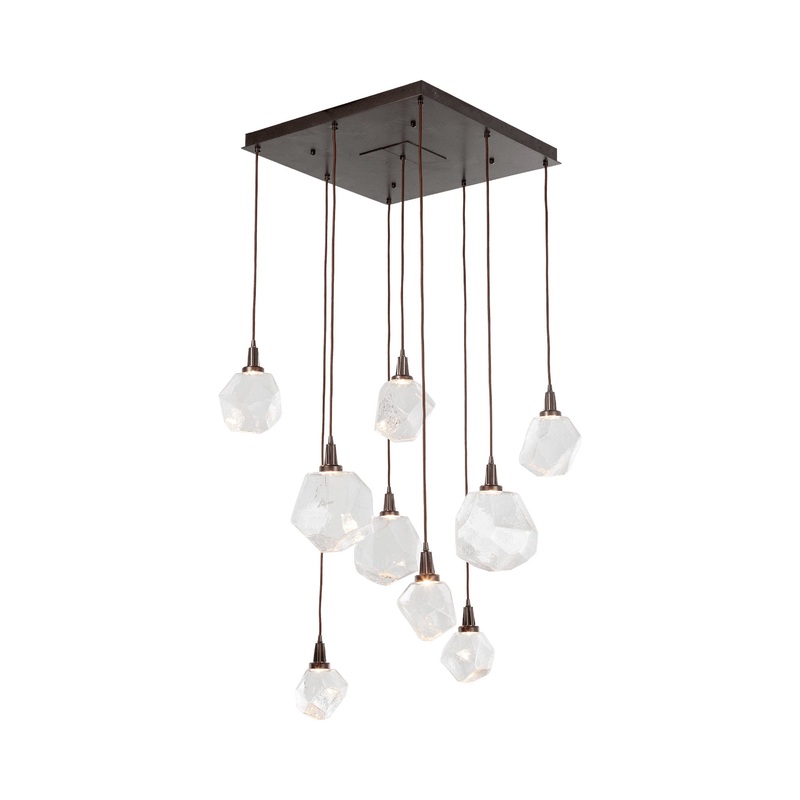 Gem Square LED Multi Light Pendant Light