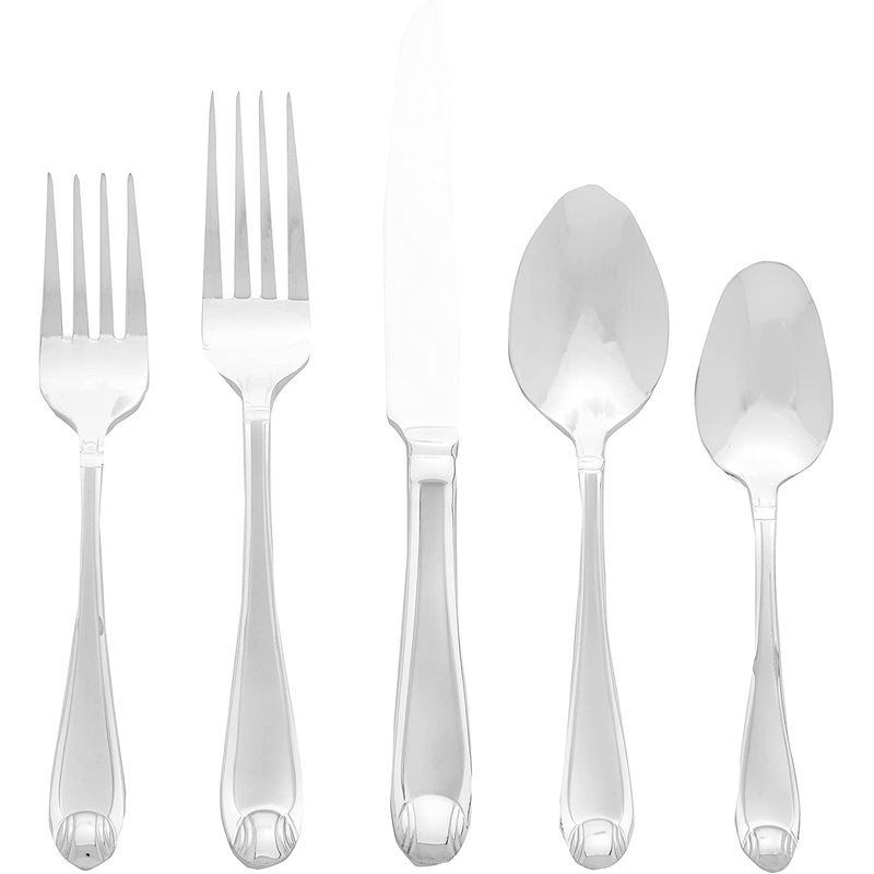 Oneida Satin Garnet 65 Piece Flatware Set, Service for 12