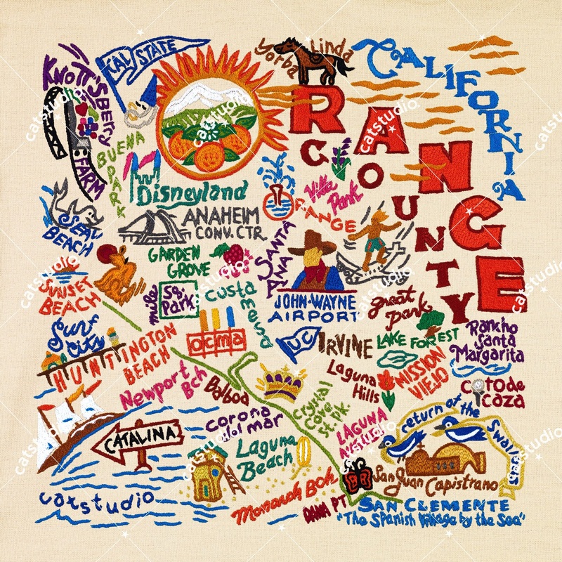 Orange County Fine Art Print