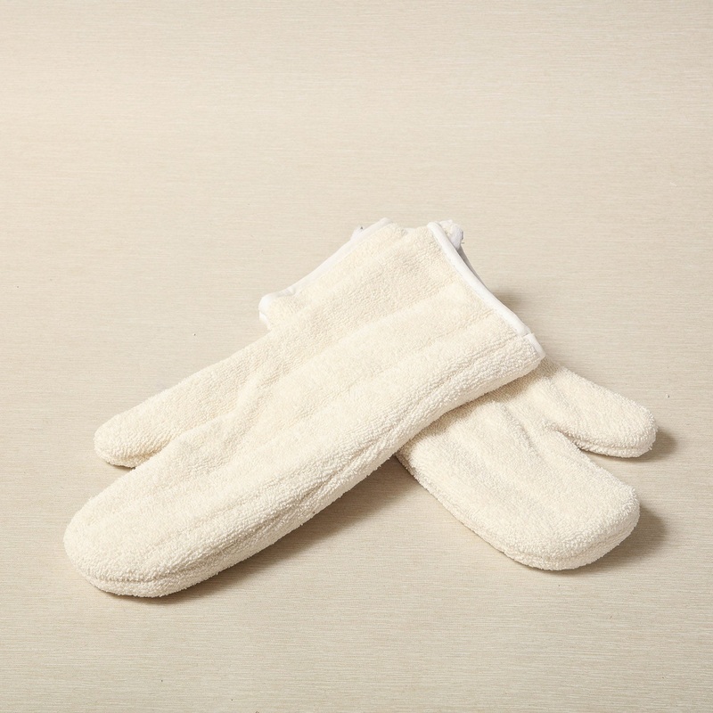Ritz terry 17″ steam-stopping terry oven mitt with silicone lining