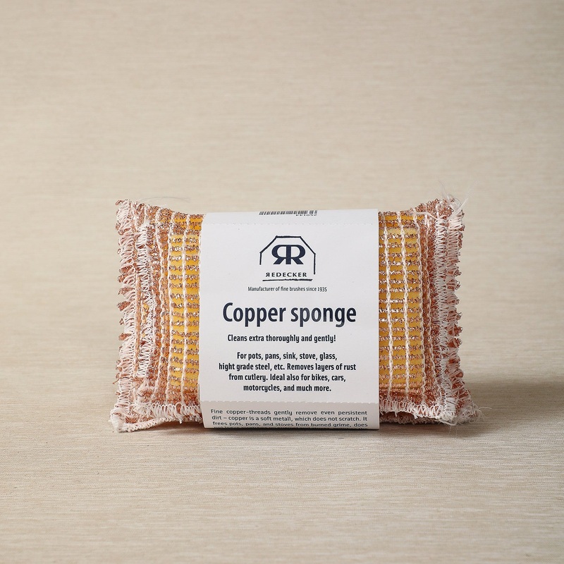 Set of two copper sponges