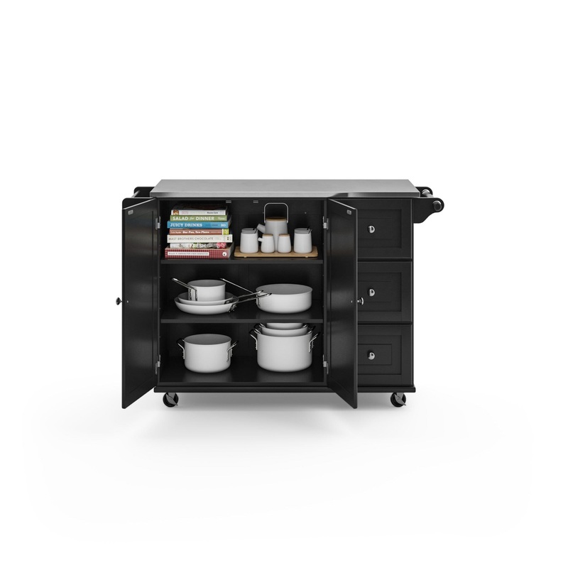 Traditional Kitchen Cart By Dolly Madison