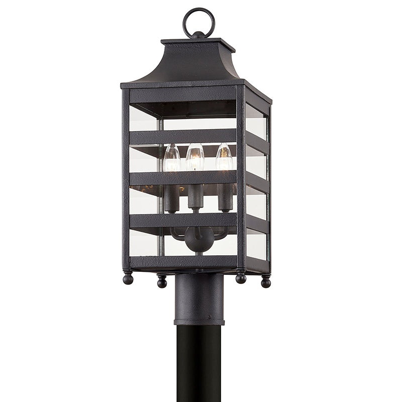 Troy P7435 Holstrom 3-lt 22″ Tall Post Light