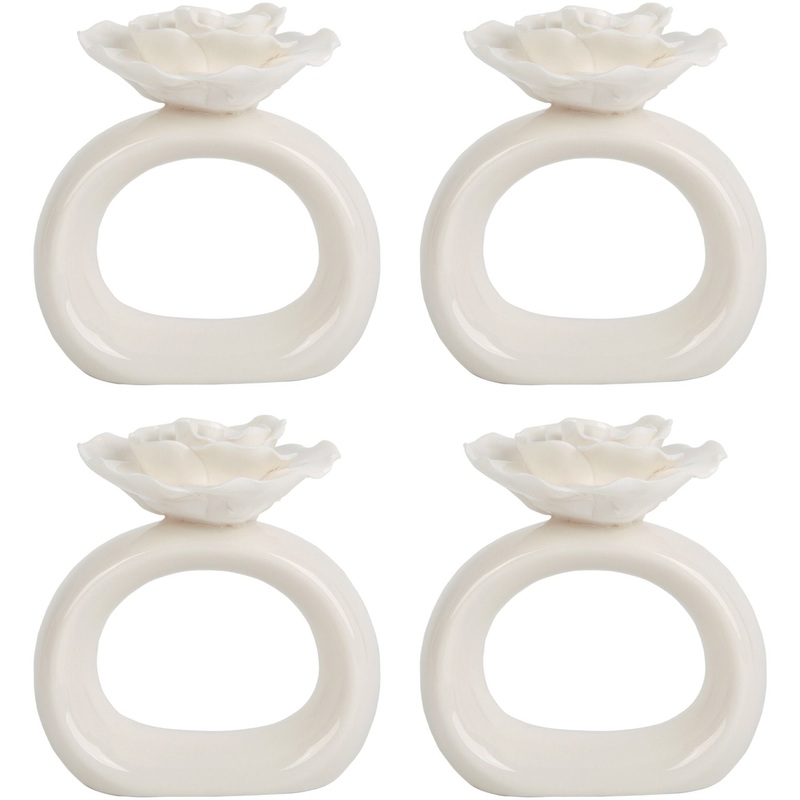 Home Essentials Pescara Napkin Rings, 4pc.