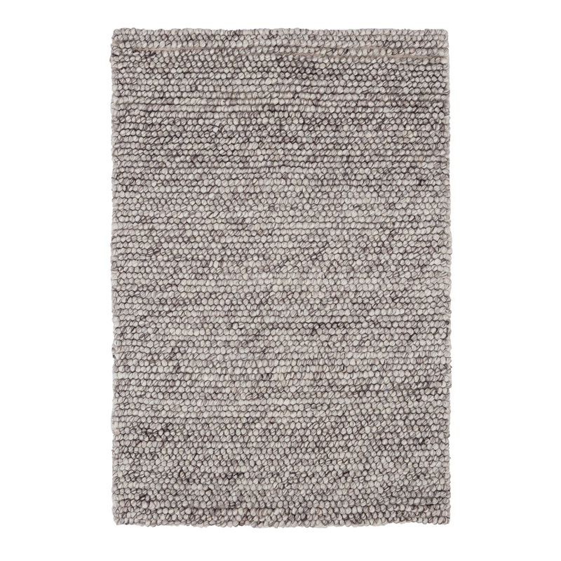 Niels Handwoven Wool/Viscose Rug | Grey