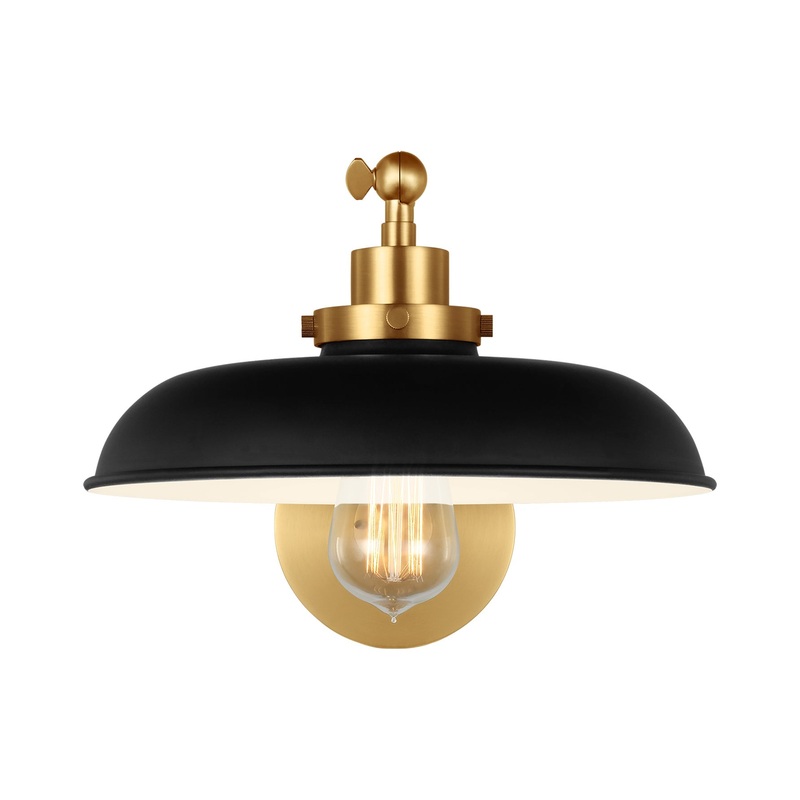 Wellfleet Single Arm Wide Task Sconce