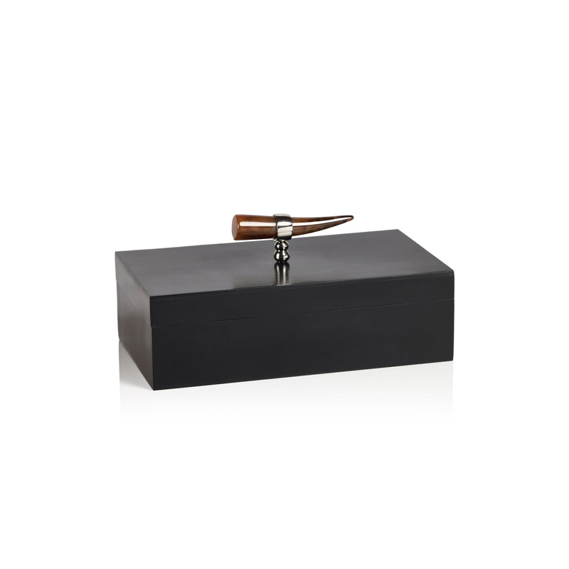 Zoey Box with Horn Handle