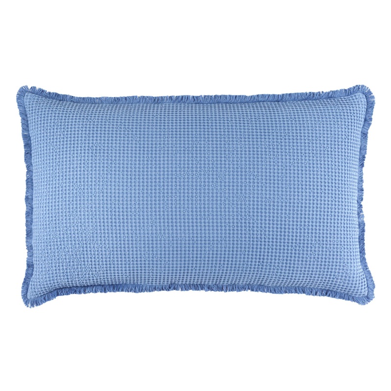 Bubble Matelasse Decorative Pillow Cover | French Blue
