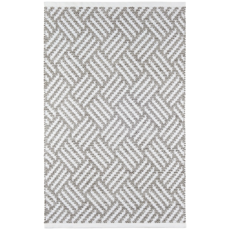Crisscross Handwoven Indoor/Outdoor Rug | Platinum