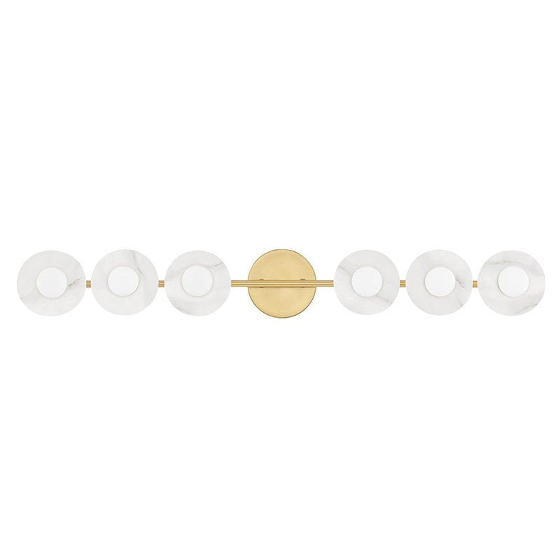 Hudson Valley 9206 Elmont 6-lt 34″ Tall Vanity Light