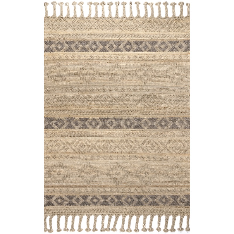 Rylie Wool-Blend Tasseled Rug | Natural