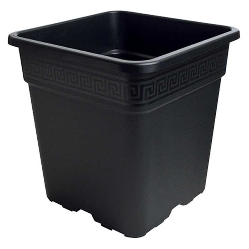Gro Pro Pattern Design Square Plastic Pot
