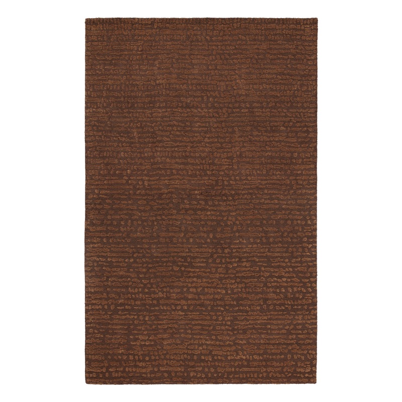 Mina Tufted Wool Custom Rug | Caramel