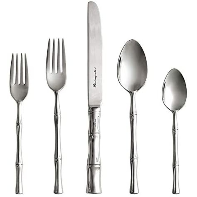 Museum Collection by Hollister Bamboo 20 Piece Flatware Set, Service for 4