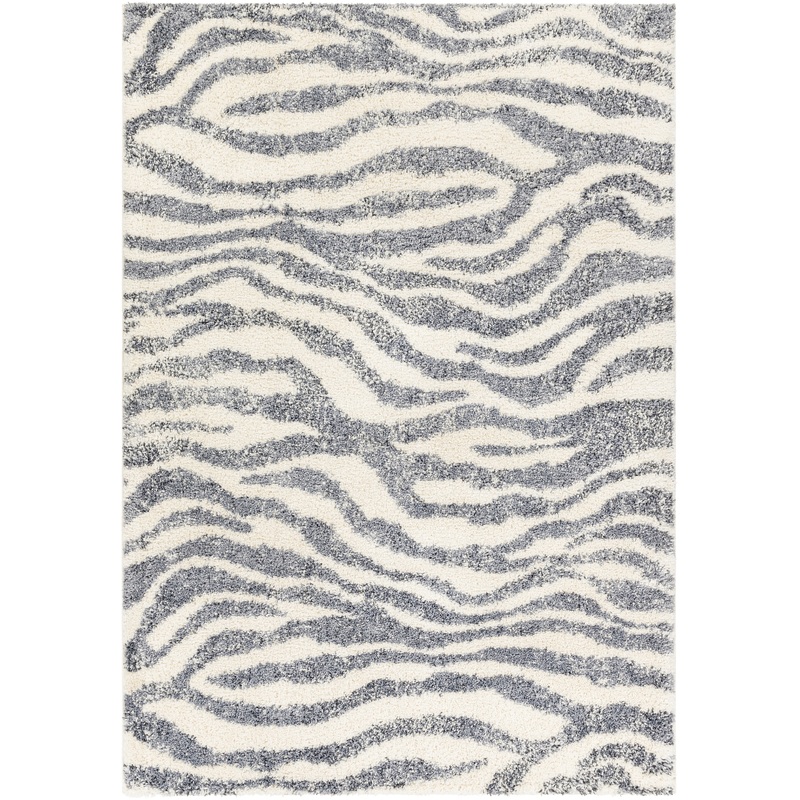 Puffy shag 30681 Machine Woven Synthetic Blend Indoor Area Rug by Surya Rugs