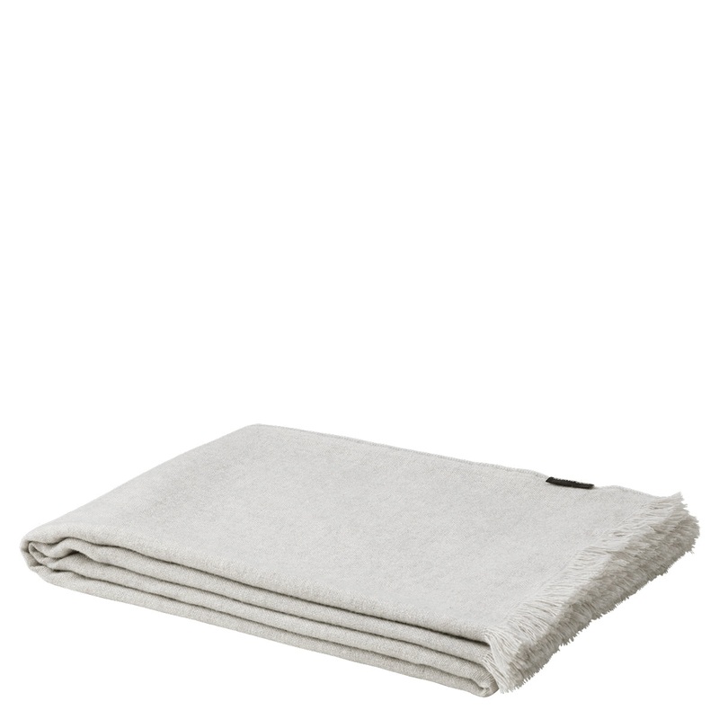 Classic Merino Wool Throw, Grey