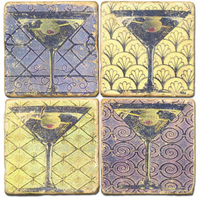 Martini Coaster – Set of 4