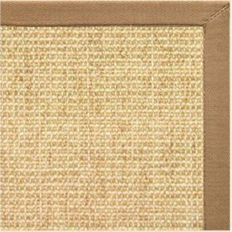 Sand Sisal Rug with Granola Cotton Border