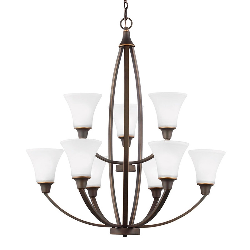 Generation 3113209 Metcalf 9-lt Chandelier