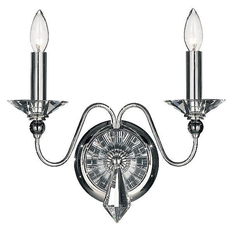 Schonbek 9672 Jasmine 2-lt 14″ Wall Sconce