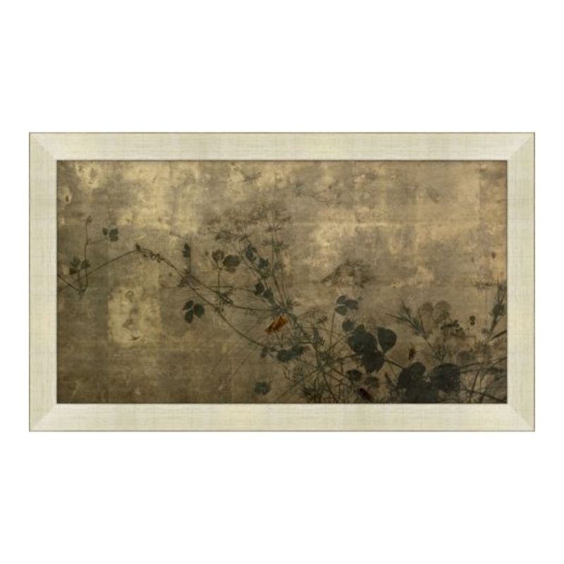 “Sunset Botanicals I” Framed Art Print