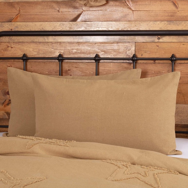 Burlap Natural King Sham 21×37
