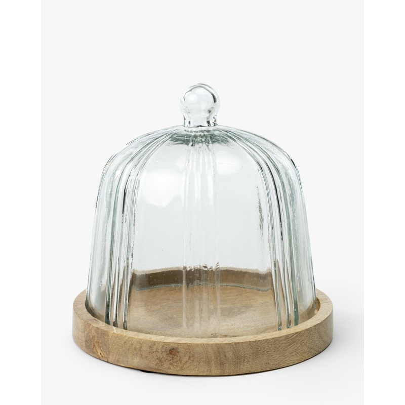 Cloche with Recycled Glass
