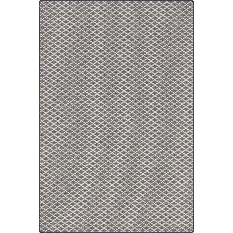 Kittiwake Micro-Trellis Custom Rug | Blue Grey